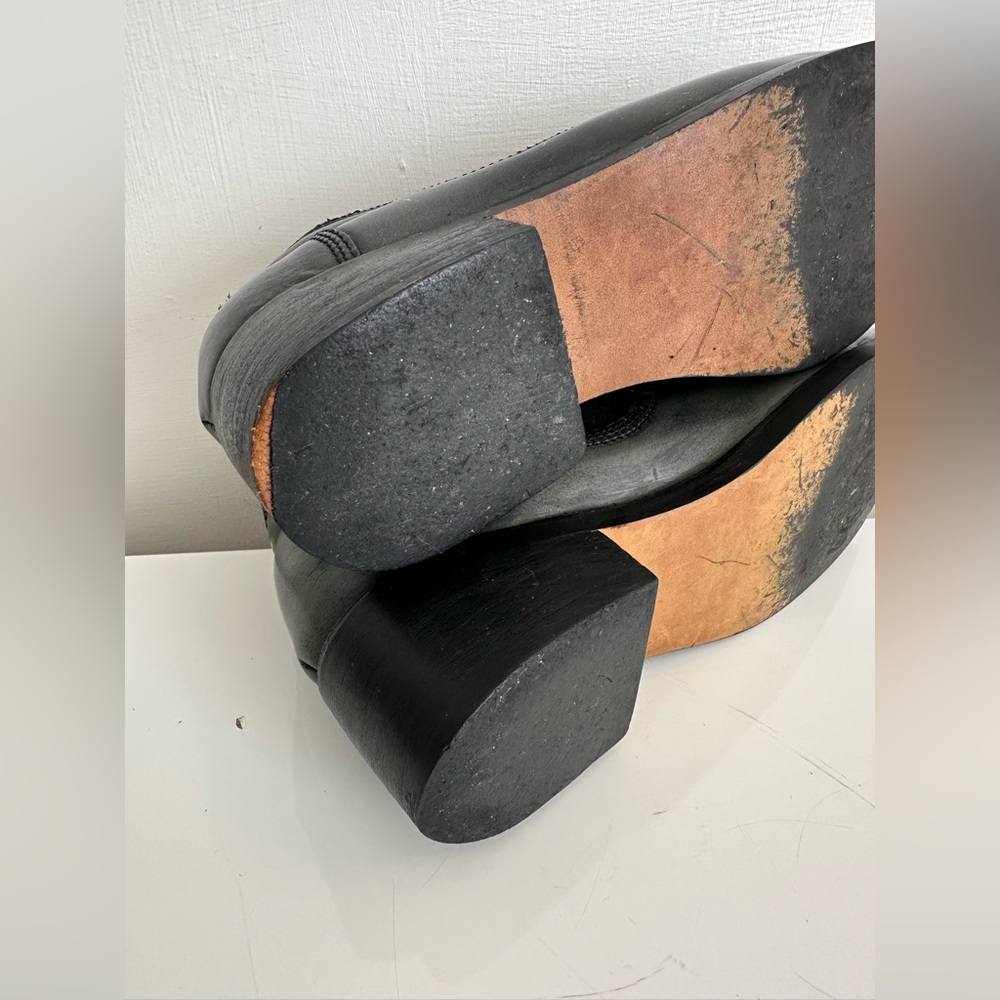 John Fluevog Polish Made Low Cut Chelsea Boots Women’s Size 4 UK / US 6,5 Grey - Picture 14 of 16